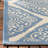 Frankee Performance Damask Indoor/Outdoor Area Rug-591074565