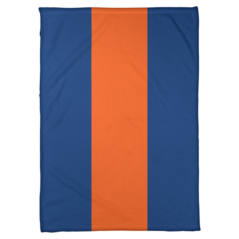 Couverture en molleton Boston Basketball, L 60 po x L 80 po, Blanc / bleu / orange