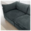 Canapé 4 places en chenille avec tiroirs de rangement cachés - Canapé modulaire très profond pour salon-120017338-120017339