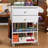 Gift Wrapping Table Craft Table Storage Cart With 2 Drawers