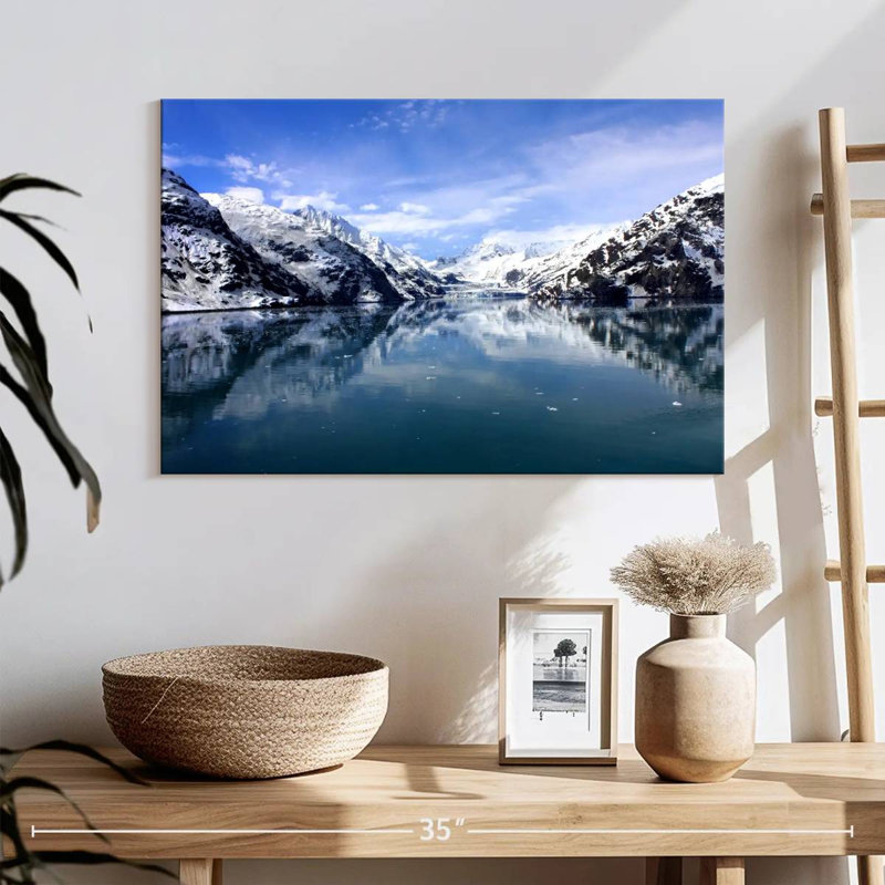 Alvord Glacier Bay, matin d'hiver, H 16 po x l 24 po