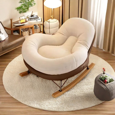 Chaise berçante simple, simple et confortable