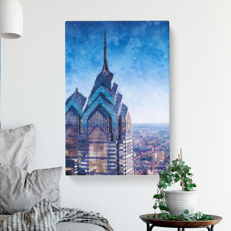 One Liberty Place In Philadelphia - Wrapped Canvas Painting, 76cm H x 50cm W x 3cm D