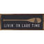 Livin On Lake Time Oar - gris-153985286