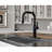 Pull Down Single Handle Kitchen Faucet-90212874