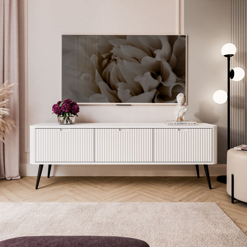 Morty TV Stand, White