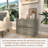  Stackable 2 Drawer Dresser for Bedroom, Small Dressers for Closet, Short Dresser Two Drawer Nightstand Farm House End Table for Hallway, Office 23.6 in, Grey Oak-1524041737