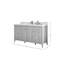 Bois de chêne Atlanta X P 22 po De meuble-lavabo simple en D-108742336