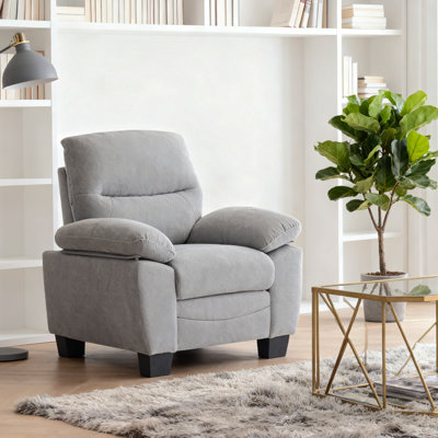 Chaise d'appoint moderne gris