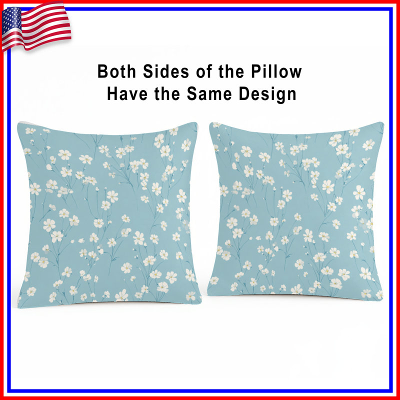Coussin Floral, 26 po x 26 po