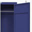Armoire bleue avec serrure de contenant pleine longueur