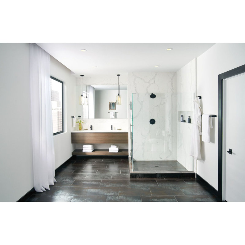 Fina Premium Rain Shower Head, Brushed Gold