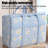  Double Zipper Storage Bags or Moving Packing Bags, Closet Organizers and Storage, Clothes Storage Bins Containers for Blanket, Comforter, Pillow, Bedding (Blue, M)-1877773887