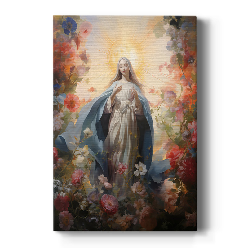 Religieux - VI - Toile tendue avec châssis de qualité supérieure - prête à être accrochée