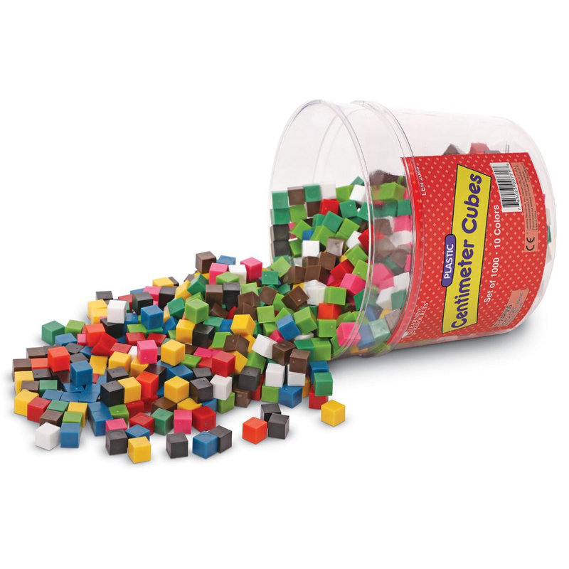1000 Piece Centimetre Cubes 10 Colours