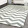 Lesedi Chevron Wool Hand Woven Area Rug