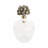 Mercer41 Stella Stone And Glass Jar, Clear/Frost-1223561659