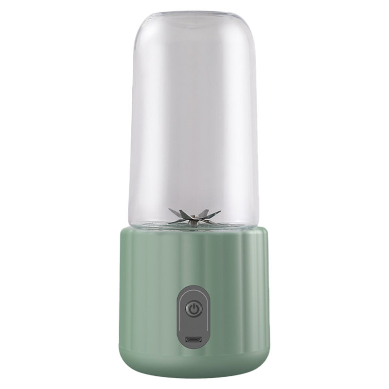 Portable Rechargeable Juicer Small Juicer Cup Juicer Cup Student Home Multifunctional Juicer Machine 380ml, Blue,Green