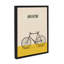 «Bike Yellow Adventure» par Apricot + Birch, reproduction d'art sur toile encadrée