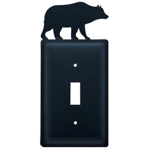 Village Wrought Iron Animals 1 - Gang Toggle Light Switch Standard Wall ...