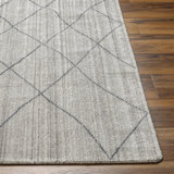 Geometric Area Rug in Gray
