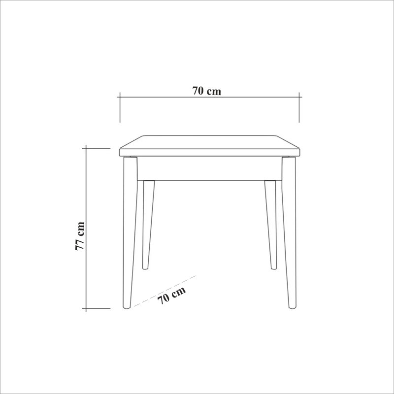 Maritza 2 - Person Dining Set