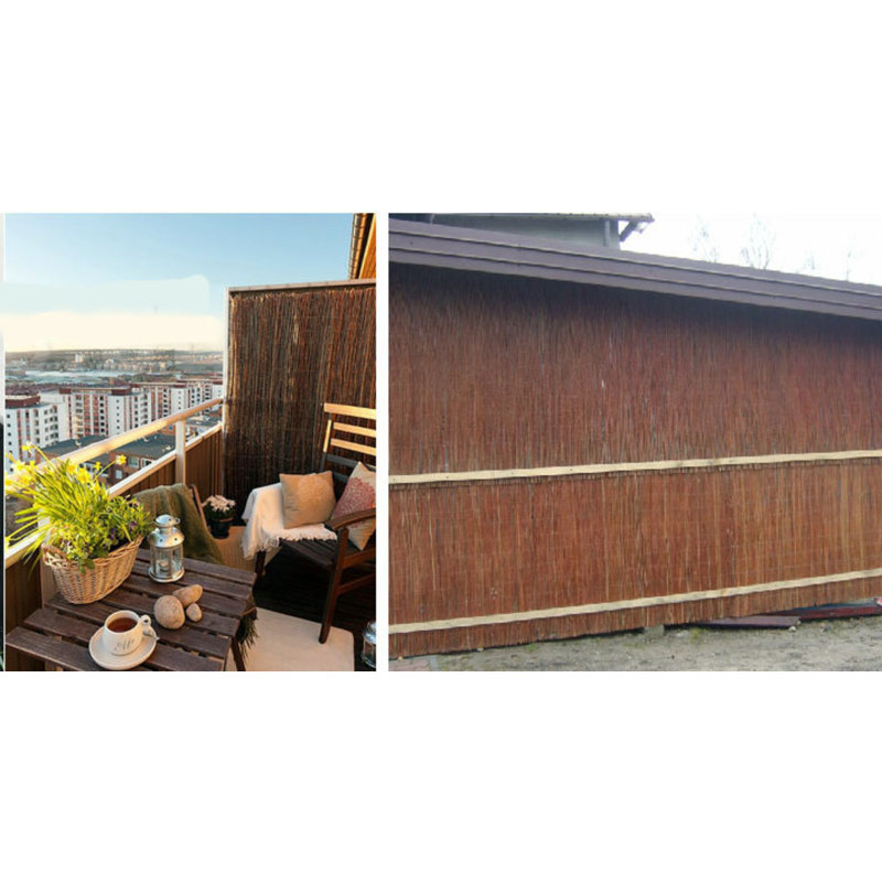 Clôture en bois brun, H 60 po x l 96 po x P 1 po