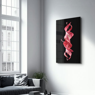 Elegant Tempered Glass Wall Art Painting, 18.1 x 28.3 inches | 100% Tempered Glass, Thickness: 0.16 inches | UV Printed for Vibrant Colors & Durability | Perfect for Home Decor & Modern Aesthetics