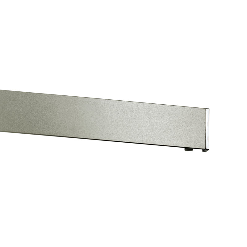 Helmer 170cm Curtain Track/Rail, Stainless steel look