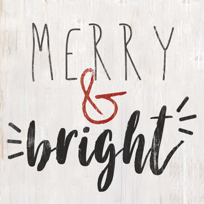 Merry Bright - Wrapped Canvas Print