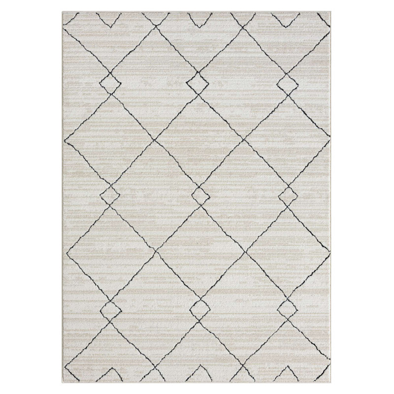 Kessa Moroccan Area Rug, Rectangle 5'3" x 7'3"