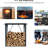 Outdoor Firewood Storage Shed 3Ft X 5Ft - Heavy-Duty Metal Construction Black Rust- For Long-Term Use