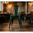 Set Of 2 Industrial Metal Dining Chairs With 18 Inch Seat Height, Stackable Design For Indoor And Outdoor Use, Easy-Clean Surface, Durable Modern Construction-626398466-626398479