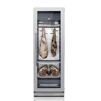  Ca'Lefort 24" Meat Aging Refrigerator 12.46 cu.ft Compact Dry Aging Fridge for Steak & Beef Meat, Built-in Dry Aging Refrigerator with Lockable Door, Dual Fan Circulation, UV Sterilization, Humidity & Temperature Control Professional Dry Aging Fridge