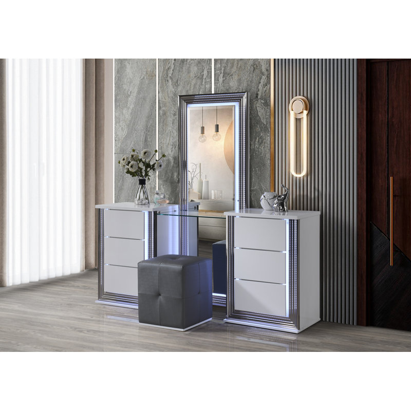 Meuble-lavabo, Blanc