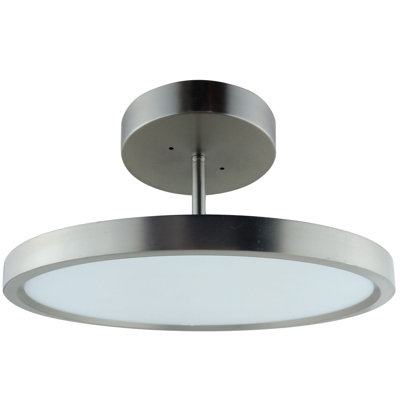 1 - Light LED Drum Pendant
