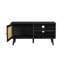 Noemi Rattan TV Unit For Tv's up to 42" - 100CM Width With Storage - TV Stand-129067788
