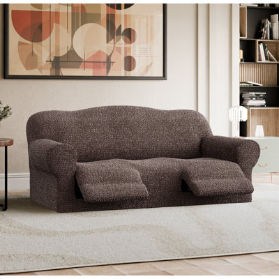 Stretchy Slipcover for Recliner 3-seater Sofa - Italian Style & Premium Quality - CottonRich Collection