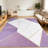 Lavender Gold Geometric area rugs for Living Room, Soft and Comfortable, Suitable for all seasons, easy to maintain, machine washable Indoor floor mat, Under Table Farmhouse suitable for Bedroom, Dining Room, Study,  Balcony, Home Decor Patio-1371991577
