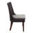 Wood Premium All-Weather Wicker Outdoor Dining Side Chair with Sunbrella® Cushion
