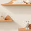 Tablette murale en bois massif