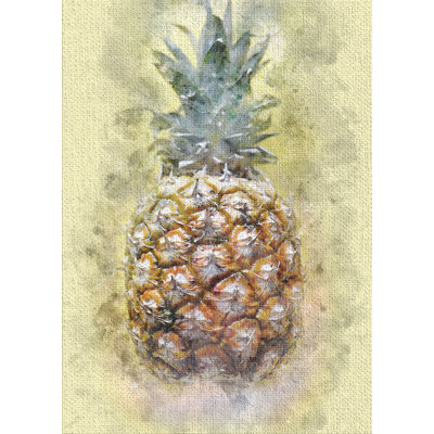 Tapis jaune ananas