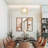 9.875"W Kanku Caged Globe Shade Pendant Light
