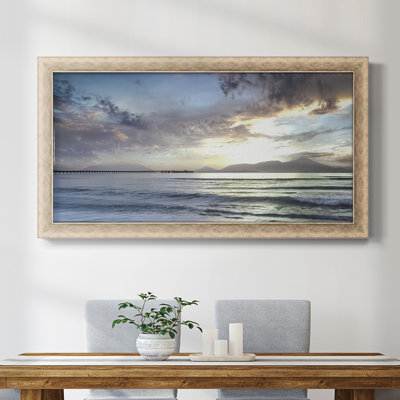 Toile encadrée de qualité supérieure Island Calm - prête à être accrochée