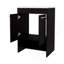 Meuble-lavabo Shell avec 2 portes et rangement ouvert, blanc-1396623328