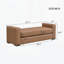 Banc en similicuir élégant et durable
