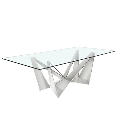 Glass Top Dining Table