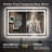 Akilan Frameless LED Vanity Mirror with Front-lit and Back-lit, Memory Function, 3 Color Temperatures & Dimmable Light, Anti-fog Tempered Glass ETL Mirror-1791807109