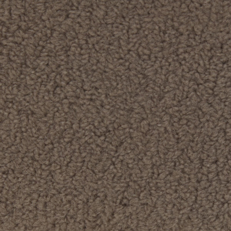 Fauteuil à oreilles Levin, Imitation peau de mouton brune