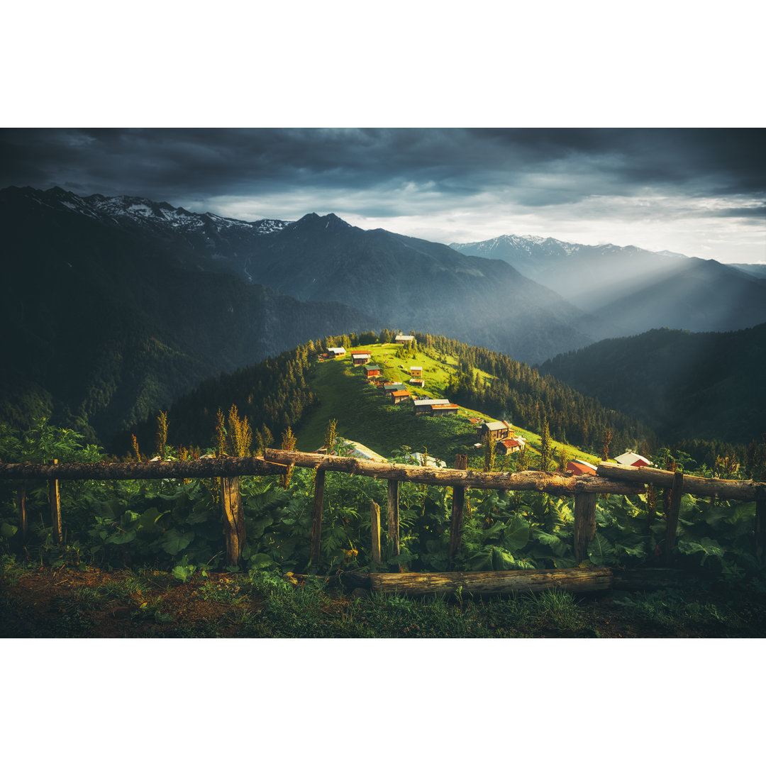 Landscape View Of Pokut Plateau by Serts - Drucken